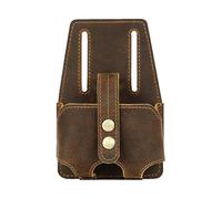 Porte-Ruban Mesurer - Porte-règle Cuir, Pochette De Jauge, Transport D'outils, Équipement Utilitaire Ceinture D'électricien Charpentier | Élingue Portée Utiliser pour Les Tâches sur Le Terrain