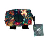 Porte sac à crotte Écologique PoopyGo - Variantes: Paon (rouge)
