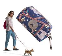 Porte-sac à ordures - Conteneur portable Conteneur compact, accessoire durable pour animaux de compagnie | Distenseur de polyester pour la marche all