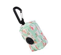Porte-sac pour chiens - petite pochette à fermeture éclair en levrette | 1 * porte-merde de chien | Utilisation du distributeur durable pour marcher sur la randonnée de la randonnée en camping | Meill