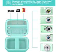 Porte-Sac Pour Vahoiald/Pour Fayibuy/Pour Peeipm/Pour Jukanur/Pour Lecnippy Appareil Photo Numérique, Point Numérique Et Shoot Porte-Sac De Voyage Avec Poche En Maille Pour Batteri[SHY9290803]
