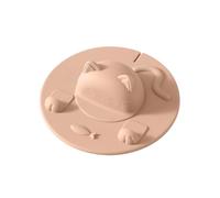 Porte-sachet de thé en silicone - Couvercle de tasse en silicone mignon en forme de chat, résistant aux hautes températures et anti-poussière réutilisable avec fonction de support, pour tasses à café