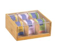Porte-Sachets En Bambou 22x21x9,5 Cm Collection Eva