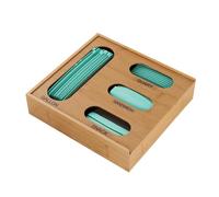 Porte-sacs de cuisine - Séparateurs de rangement de tiroir, organisateur de colis alimentaires | Cadre de gestion pour le tri des sacs en film plastique, système compact pour améliorer l'accessibilité