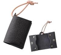 Porte-sacs De Tissu - Étui De Stockage En Papier Imperméable, Piste De Tissus De Voyage Portable | Porte-tissus En Cuir PU Pliable Avec Conception Compacte, Mini Sac De Voyage Pour Collègues D'amis De