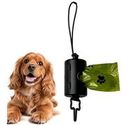 Porte-sacs pour déjections canines, mains libres, portable, léger, conteneur rouleau de sacs pour chien, pour sac à dos chien, cordon, maison, promenade, randonnée, pique-nique, camping