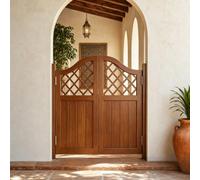 Porte Saloon Battante Double, Porte Partition en Bois avec Charnières | W70-160cm Portillon de Séparation Style Western pour Cuisine, Escalier et Salle de Bain(Brown,79x90 cm (WxH))
