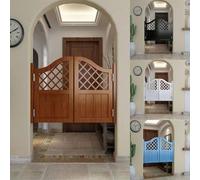 Porte Saloon Couloirs Intérieurs Portes Battantes en Bois, Portes de Café avec Charnières, Portes de Grange pour Escalier Salle de Bain Cuisine Chambre Balcon(Beige,H100cm x W109cm)