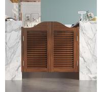 Porte Saloon Couloirs Intérieurs Portes Battantes en Bois, Style Western Porte Cowboy Porte de Séparation, Porte de Bar Saloon pour Escalier Salle de Bain Cuisine Balcon,A7,W70xH90cm(27.6x35.4in)