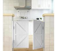 Porte Saloon En Bois Saloon Porte Battante Porte Saloon De Séparation Couloirs Intérieurs Style Western Porte Cowboy Ouverture À 180° Pour Escalier Salle De Bain Cuisine(Blanc,W140 x H90cm)