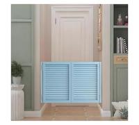 Porte Saloon en Bois Style Western，Portes Battante Rétro À Persiennes，Battantes Couloirs Intérieurs de Séparation pour Bar,Escalier,Salle de Bain,Cuisine,Chambre,Balcon(C,W130xH100cm(51.18x39.37in))