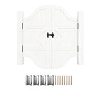 Porte Saloon Porte Battante De Café En Bois Style Western Porte Séparation Pour Escalier Salle De Bain Cuisine(Blanc,W94 x H100cm)