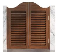 Porte Saloon Portes Battantes de Saloon,Vintage Portes de Café,Facile à Installer,pour Intérieur,avec Charnières en Métal,Cuisine,Bar,Entrée de Pub,Séparateur de pièce(Brun,W160xH100cm)