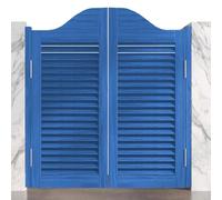 Porte Saloon Portes Battantes de Saloon,Vintage Portes de Café,Facile à Installer,pour Intérieur,avec Charnières en Métal,Cuisine,Bar,Entrée de Pub,Séparateur de pièce(Bleu,W145xH100cm)