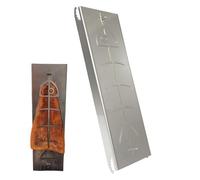 Porte-saumon pour barbecue à flamme - Grille plate pour cuisiner du saumon | Planche à rôtir Accessoires Barbecue lisse Ustensiles d'extérieur Camping pour Patio, jardin, Pelouse Pique-nique