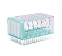 Porte-savon 2 en 1 - 12,5 cm, machine à mousser mains libres, gadget de lavage domestique | Camping en plein air, voyage, hôtel, douche, gommage, collier, manchette, détachant accessoire