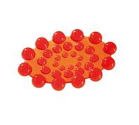 PORTE-SAVON à poser EN CAOUTCHOUC ANTIDÉRAPANT ORANGE SPOT