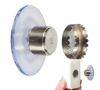 Porte Savon Aimanté, Porte Savon Magnetique À Ventouse, Porte-Savon Magnétique Rangement dans La Douche, Support Savon Douche Mural, Fixation Aimant Puissant sans Perçage