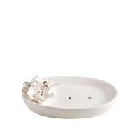 Porte-Savon Amour de Fleurs en céramique