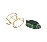 Porte-savon auto-drainant avec ouverture inclinée pour enlever l'excès d'eau, fabriqué à partir de PET et de fer, fonctionnel pour les comptoirs de salle de bain et de cuisine