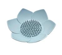 Porte-savon avec bonde - Porte-savon en forme de lotus pour salle de bain et douche | Accessoires de salle de bain modernes faciles à nettoyer - Porte-savon - Décoration - Barre de douche - Salle de