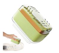 Porte-savon avec couvercle, boîte à savon avec rouleau, solution de récurage, organisateur de rangement domestique pour le nettoyage des vêtements, salle de bain, camping, camping-car, dortoir