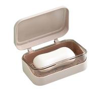 Porte-Savon avec Couvercle - Porte-Savon Double Couche | Économiseur Anti-poussière avec bac de Drainage | Récipient créatif égouttable, boîte Couverte pour Salle de Bain Cuisine Douche évier