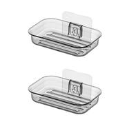 Porte-savon avec drain pour un drainage rapide - Garder le sec - Type adhésif créatif - Boîte à vaisselle