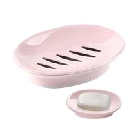 Porte-Savon avec Trou de Drainage, Boite a Savon en Plastique, Porte Savon pour Douche, Porte-éponge, Protection de Savon, pour Garder Le Savon Sec et Propre, Our Salle de Bain Douche Cuisine