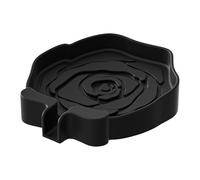 Porte-Savon | Base en Silicone pour Éponge De Comptoir,Porte-Savon en Forme de Rose avec Égouttoir pour Salle de Bain Cuisine Voyage Évier Extérieur