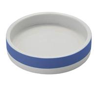 Porte savon bleu ciel 11,5x11,5x2,6 cm réf MZ111100300