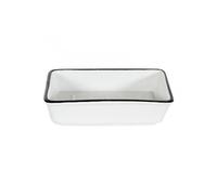 Porte-savon céramique Marcel, noir et blanc
