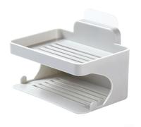 Porte-savon compact de 13,2 cm, gris ou rose (gris)