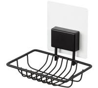 Porte-savon - COMPACTOR - Noir Magic - Auto-adhésif, 11,5x9,5x1 cm