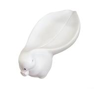 Porte-savon créatif en forme de lapin pour surfaces de salle de bain avec système d'évacuation de l'eau fonctionnel