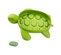 Porte-savon créatif en forme de tortue, Jagowa auto-drainant, antidérapant, pour douche, salle de bain, baignoire, cuisine, évier