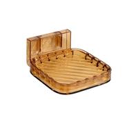 Porte-savon créatif pour salle de bain avec plateau à drainage rapide