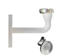 Porte-savon de douche - PP, aimant, acier, 6,3 x 5 cm | Barre de savon | Plat, organisateur de savon magnétique pour douche, baignoire, évier, salle de bain, cuisine et comptoir