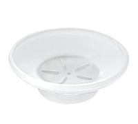 Porte-savon de rechange rond en verre dépoli mat - Accessoires universels pour douche, salle de bain, hôtel, boîte à savon pour douche