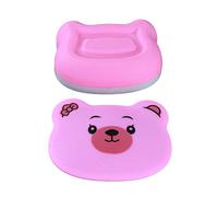 Porte-savon de salle de bain mignon de dessin animé portable étanche boîte à savon rose
