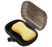 Porte-savon de voyage anti-fuite, petit plateau à vaisselle pour barre de savon, format voyage en vrac, Étui à savon de voyage anti-fuite amélioré, Porte-savon avec couche drainante, plat portable ave