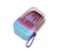 Porte-savon de voyage avec couvercle ajusté et base antidérapante, boîte de rangement hygiénique pour shampooing, design compact, étui en silicone avec poignée