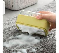 Porte-savon de voyage avec drainage, 13 cm, boîte porte-savon portable avec couvercle pour salle de bain, douche, salle de sport, camping (jaune)