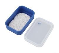 Porte-savon de voyage en silicone incassable, garantit que le savon reste ferme et sec (bleu)