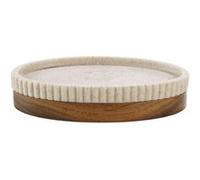 Porte Savon Design "Niagara" 14cm Naturel Beige G