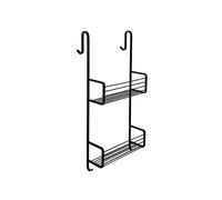 PORTE SAVON DOUBLE A PANIER A ACCROCHER EN LAITON GRAND HOTEL BLACK - CRISTINA ONDYNA GH15913