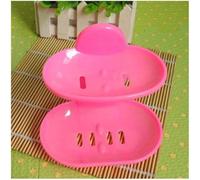 Porte-Savon Double Compartiment avec Panier de Rangement et Support for Savon et éponge, idéal for la Salle de Bain et la Cuisine.(I)