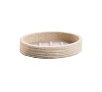 Porte-Savon Effet Strié "Siloa" 12cm Sable