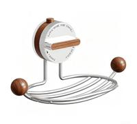 Porte-savon en acier inoxydable de style rétro sans perçage avec ventouse - Drainage rapide - Design creux avec crochets latéraux - Multi-usage pour cuisine et salle de bain - Protection contre la