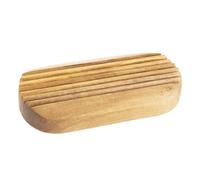 Porte-savon en bois d'olivier - avec rainures